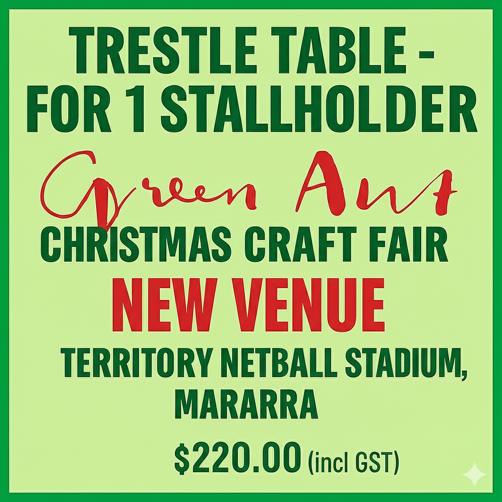 Trestle table - for 1 stallholder